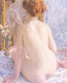 Reflections Marcelle Impressionist nude Frederick Carl Frieseke